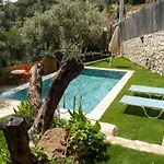 Stone House With Pool Among Olive Trees In Kabak *