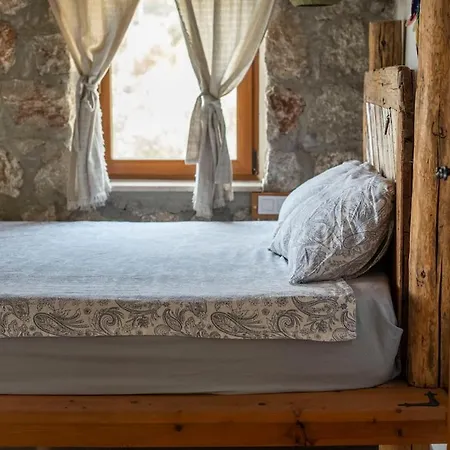 Stone House With Pool Among Olive Trees In Kabak Vila