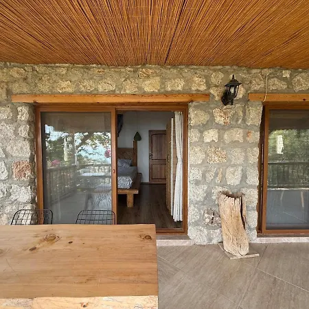 Villa Stone House With Pool Among Olive Trees In Kabak