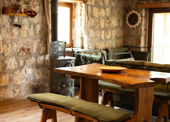 Villa Stone House With Pool Among Olive Trees In Kabak Fethiye