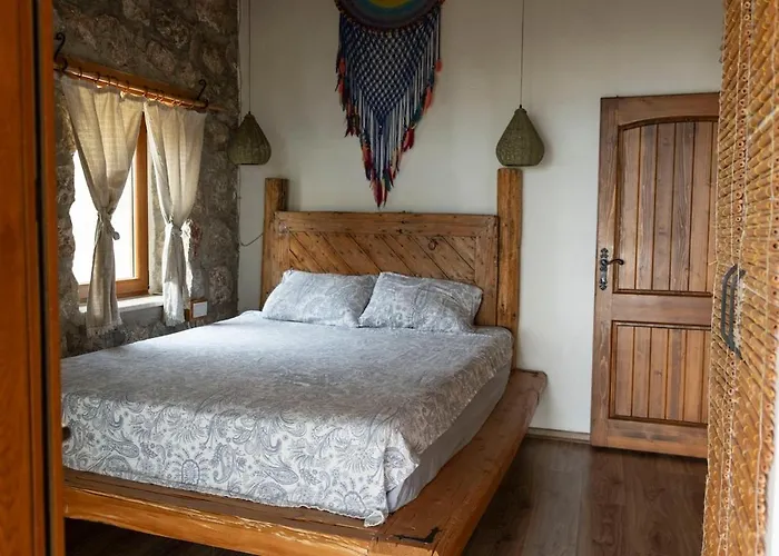 Villa Stone House With Pool Among Olive Trees In Kabak *