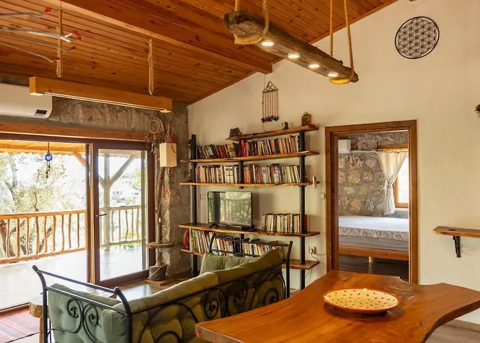 Stone House With Pool Among Olive Trees In Kabak * Fethiye